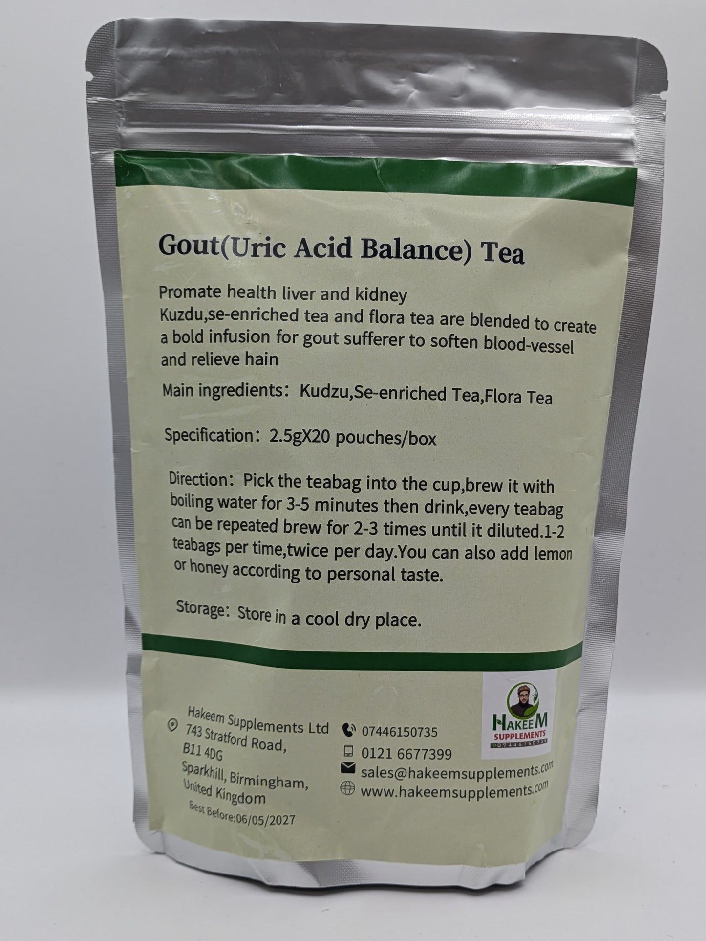 Grout (uric acid balance) Tea