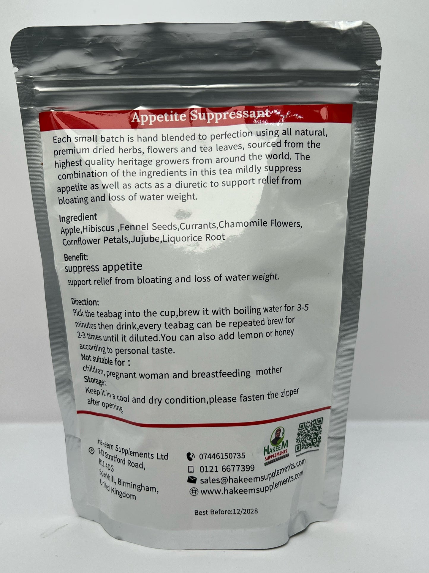 Appetite Suppressant Tea