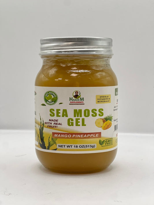 Sea Moss Gel with Mango & Pineapple 513g - Hakeem Supplements