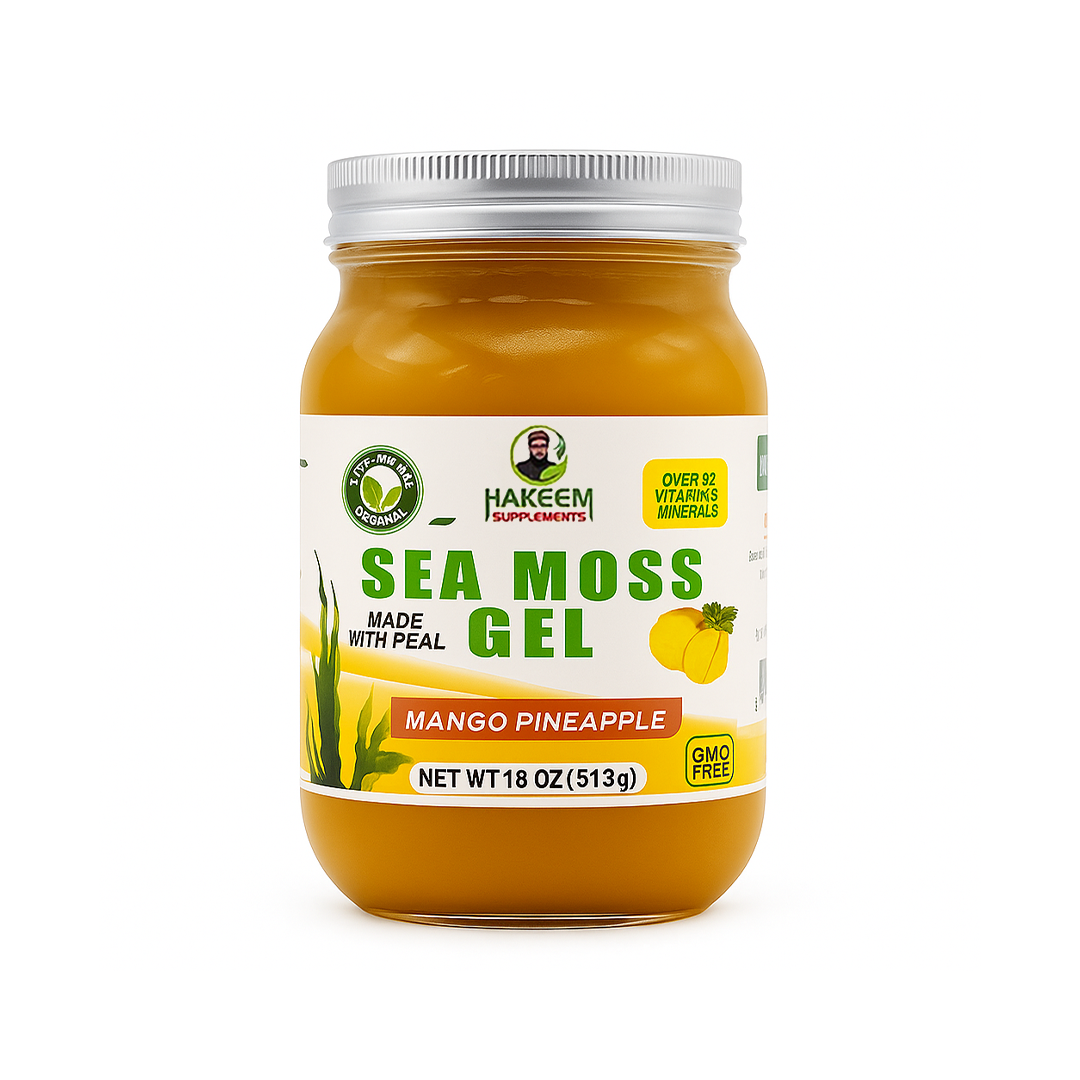 Sea Moss Gel with Mango & Pineapple 513g - Hakeem Supplements