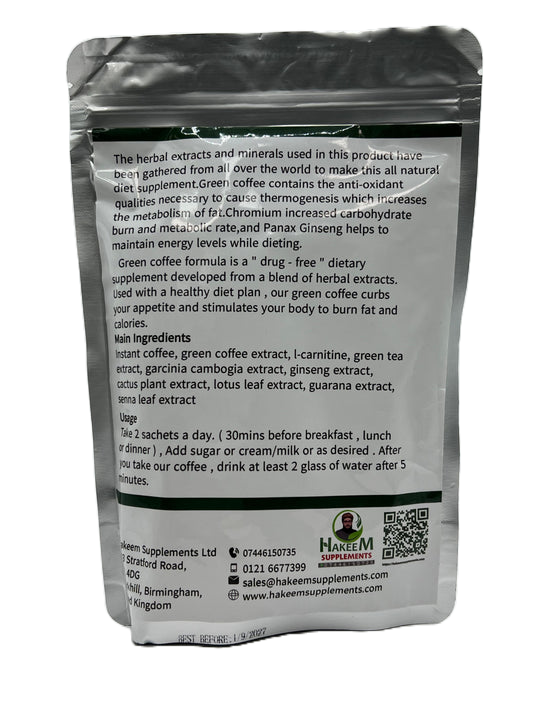 Slim Green Coffee Pouch