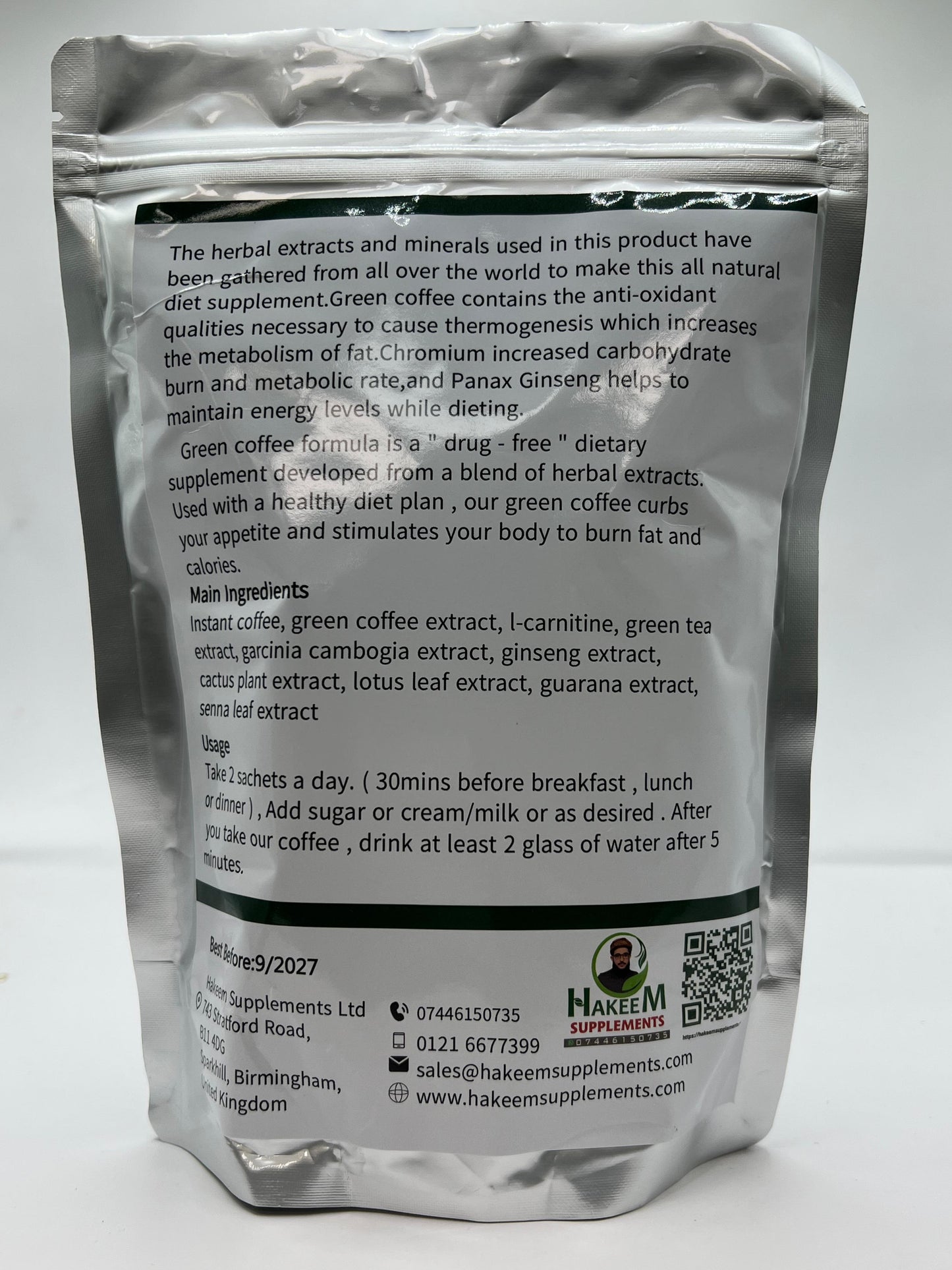 Slim Green Coffee 18 Sachets
