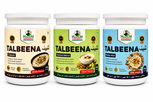Talbeena Collection – Classic, Herbal Blend & Nuts Mix | Hakeem Supplements