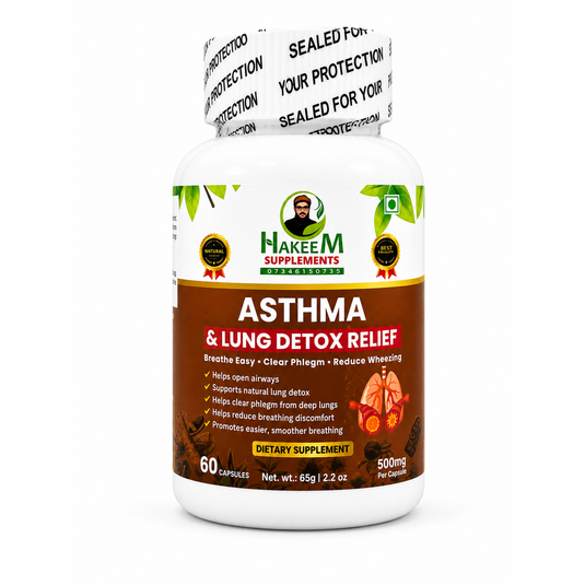 Asthma & Lung Detox Relief – Respiratory Support  (Breathing, Phlegm & Wheezing)