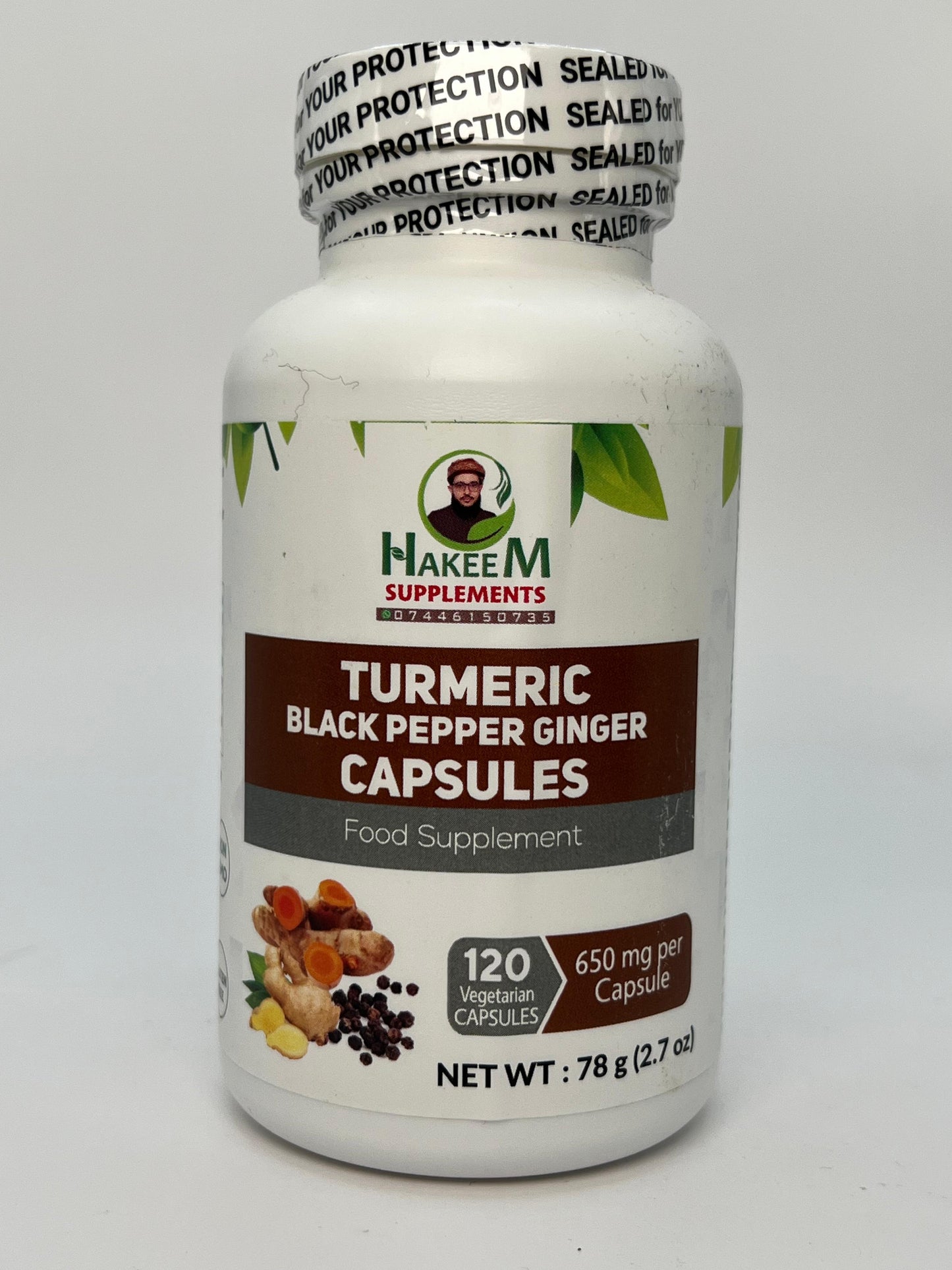 Turmeric Black Pepper Ginger Capsules