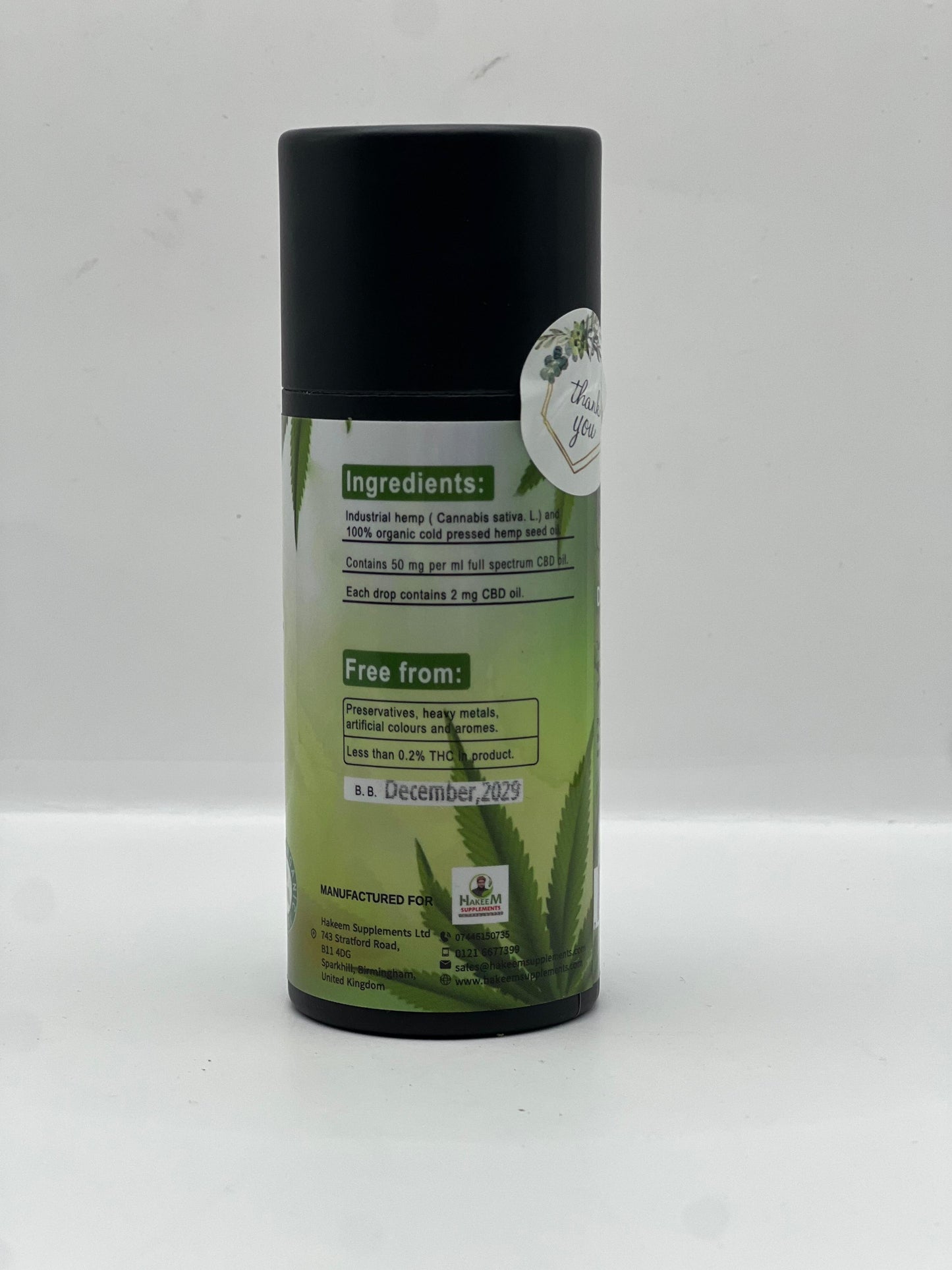 CBD Oil  500mg Full Spectrum cold press Hemp Extract Liquid for sleep, Anxiety