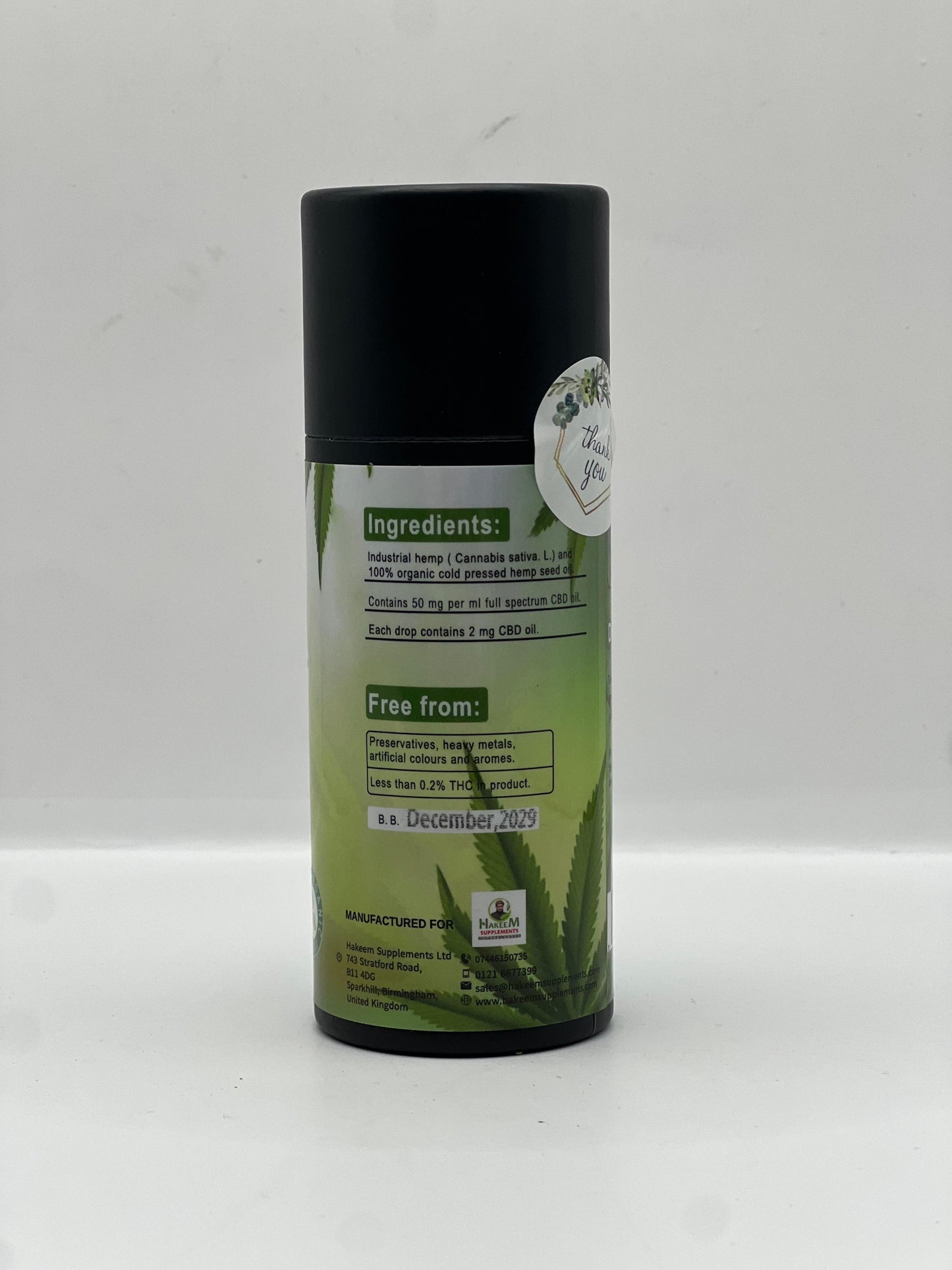 CBD Oil  500mg Full Spectrum cold press Hemp Extract Liquid for sleep, Anxiety