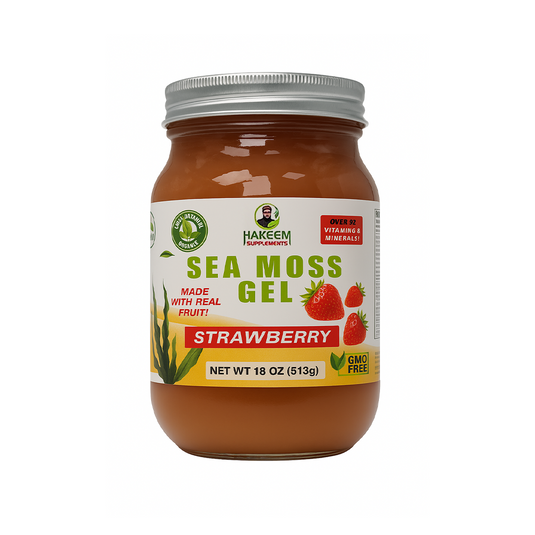 Sea Moss Gel Mixed with Strawberry