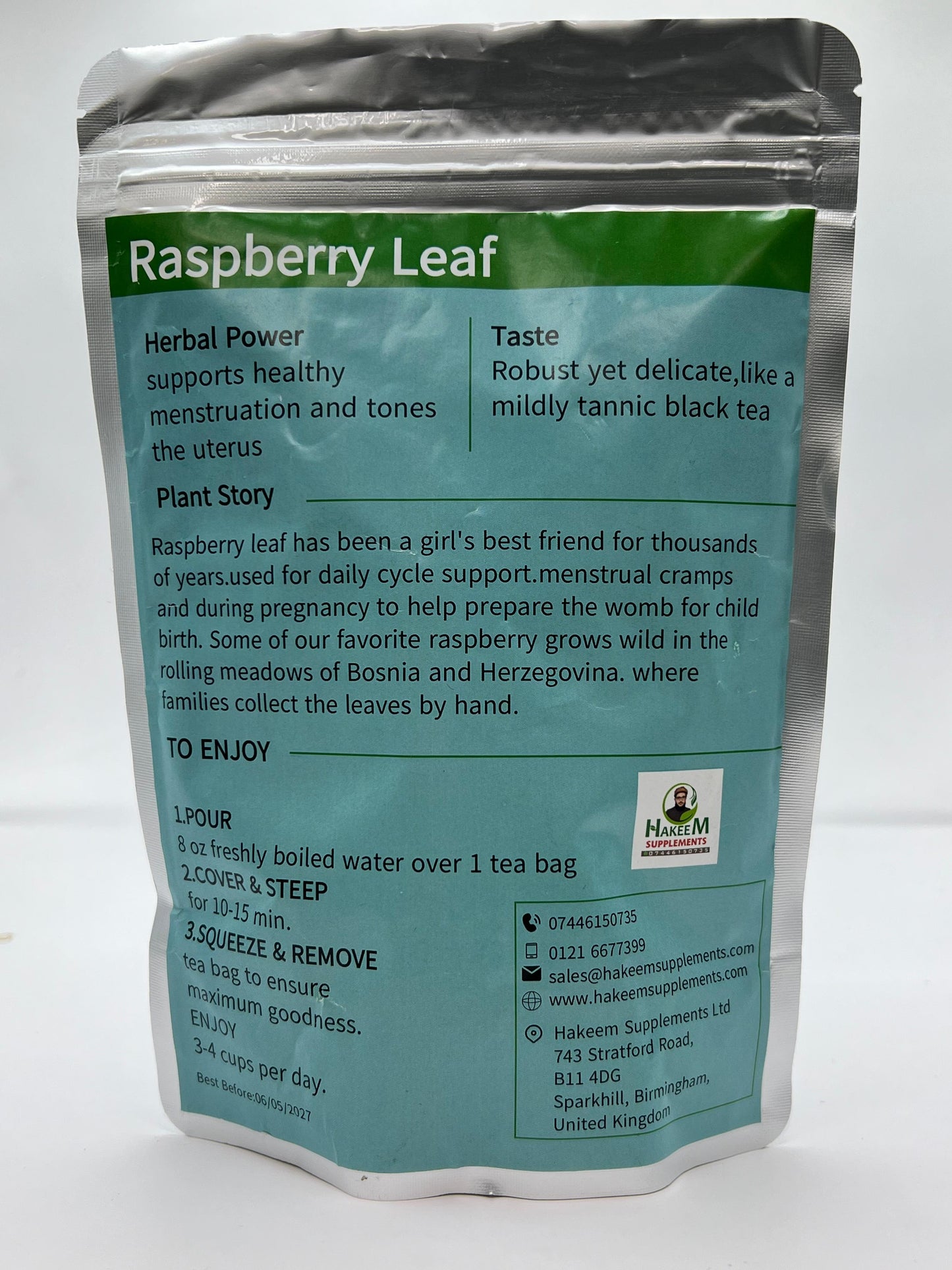 Raspberry Leaf Herbal Tea