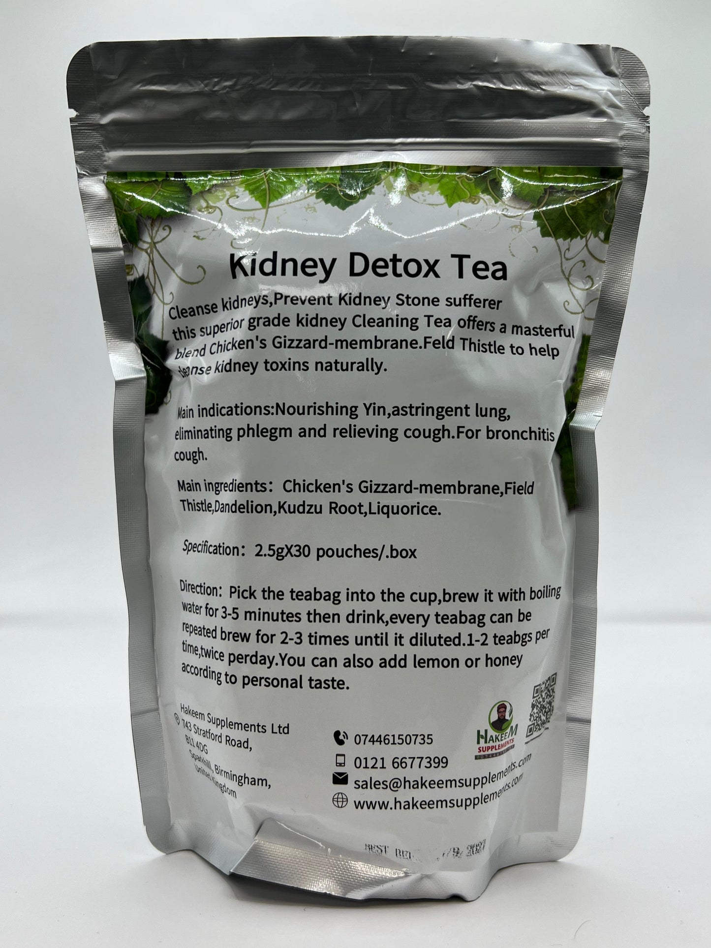 Kidneys Detox Tea (30 Teabags) - Hakeem Supplements