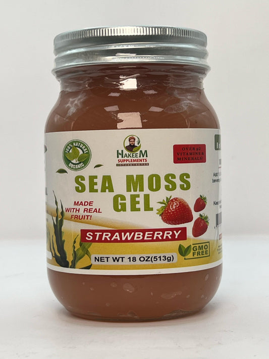 Sea Moss Gel Mixed with Strawberry