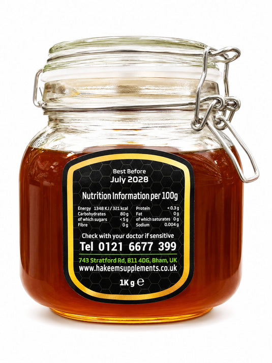 Premium Yemeni Sidr Honey 1Kg | Authentic Honey from Yemen  Family Size