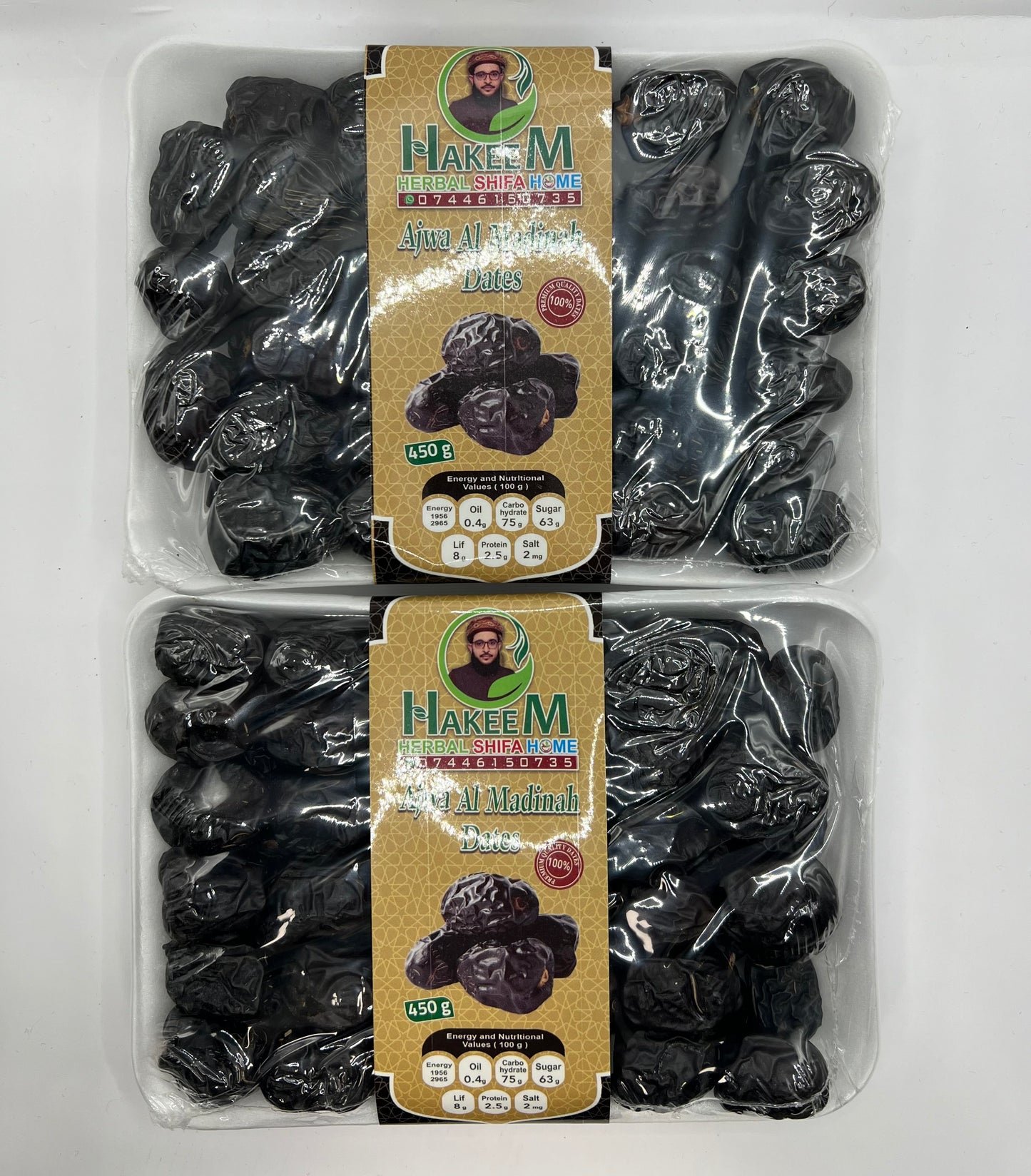 Ajwa Dates x 2 (450g Each) from Medina